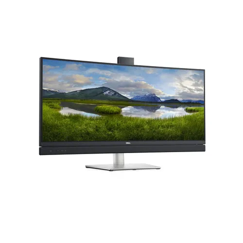 Dell C3422WE 34.14" WQHD Curved Video Conferencing Monitor, 21:9, 5ms, 1000:1-Contrast - DELL-C3422WE (Refurbished)
