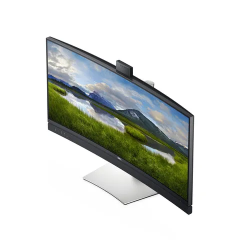 Dell C3422WE 34.14" WQHD Curved Video Conferencing Monitor, 21:9, 5ms, 1000:1-Contrast - DELL-C3422WE (Refurbished)