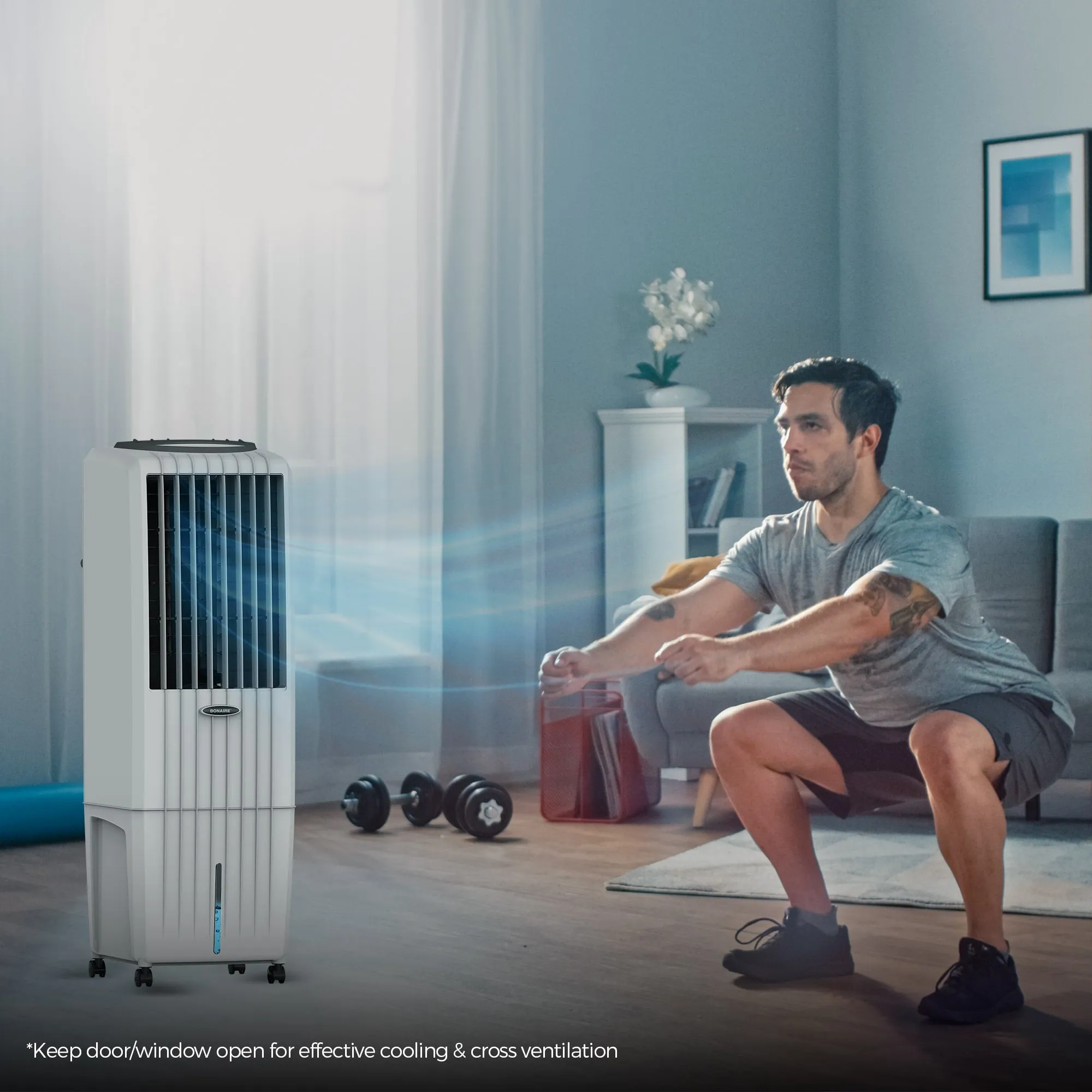 Diet 22i Grey Portable Evaporative Air Cooler - 22L