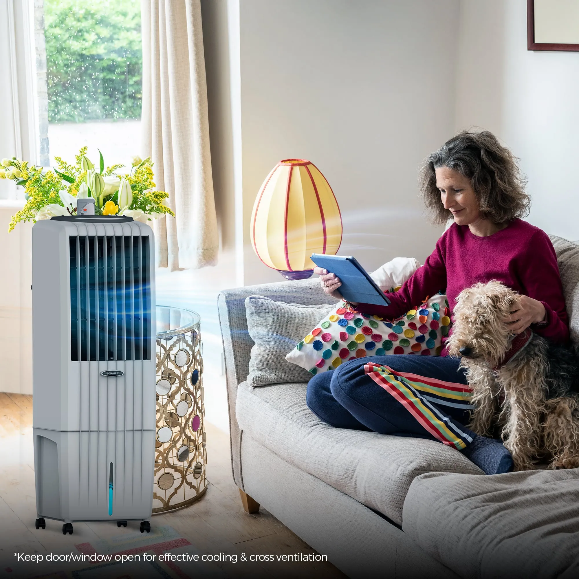 Diet 22i Grey Portable Evaporative Air Cooler - 22L