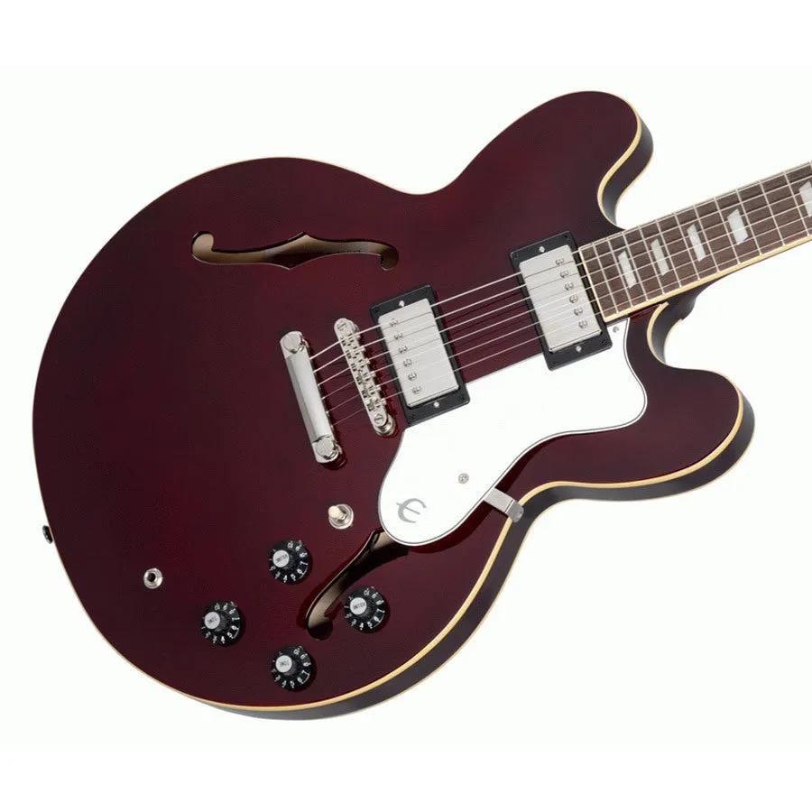 EPIPHONE NOEL GALLAGHER RIVIERA IN WINE RED (w/ case)