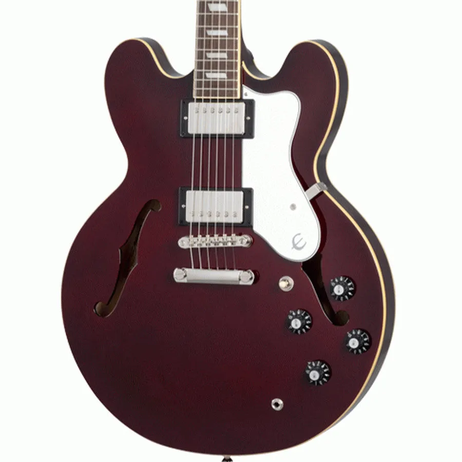 EPIPHONE NOEL GALLAGHER RIVIERA IN WINE RED (w/ case)