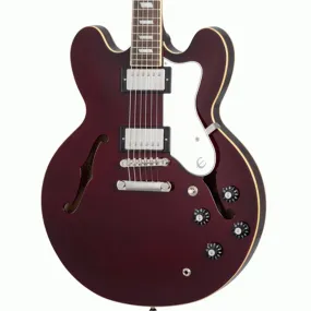 EPIPHONE NOEL GALLAGHER RIVIERA IN WINE RED (w/ case)