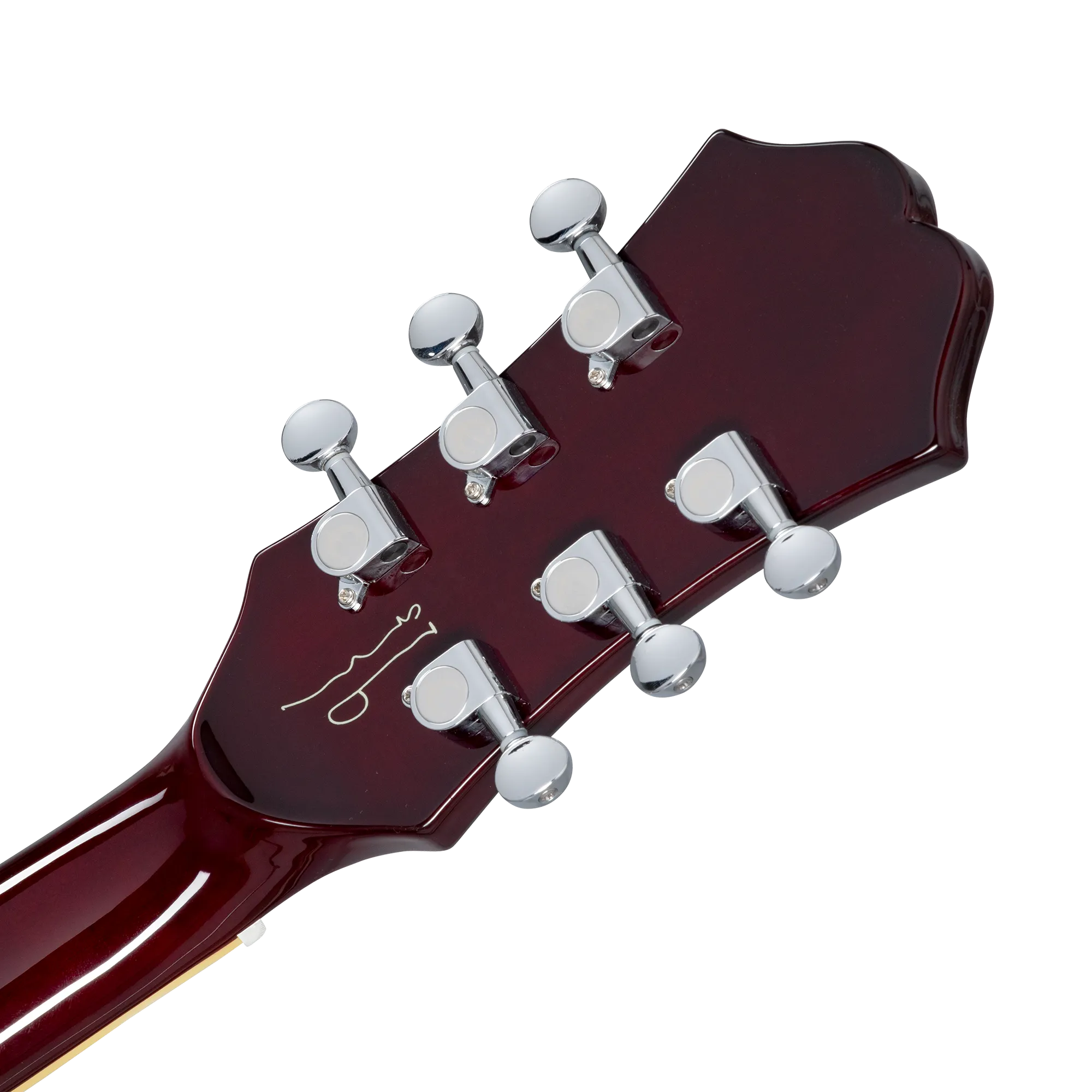 Epiphone NOEL GALLAGHER RIVIERA Signature Hollow Body Electric Guitar (Dark Wine Red)