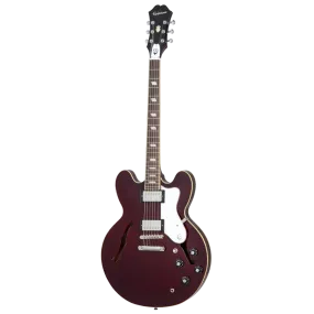 Epiphone NOEL GALLAGHER RIVIERA Signature Hollow Body Electric Guitar (Dark Wine Red)