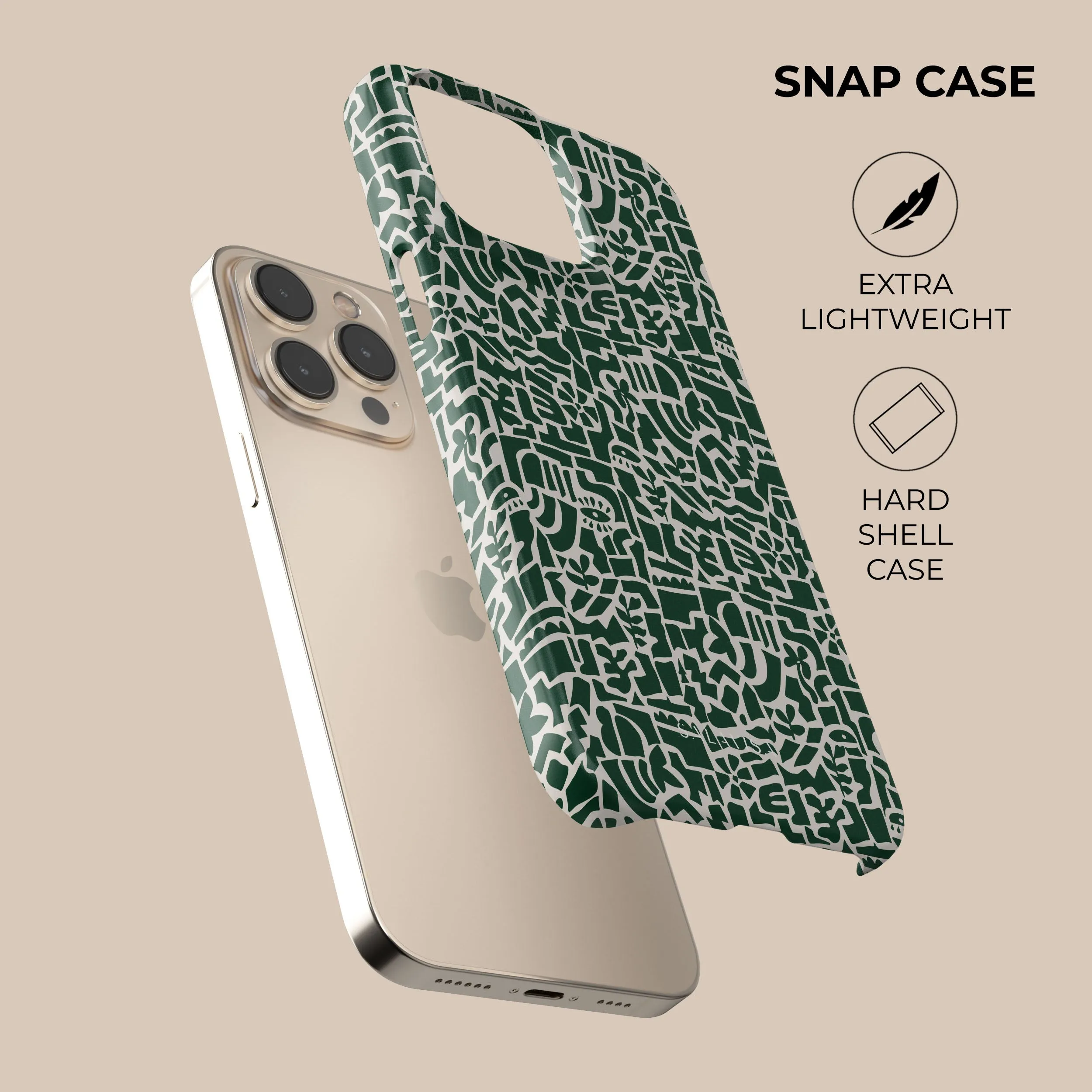 Green Maze Phone Case