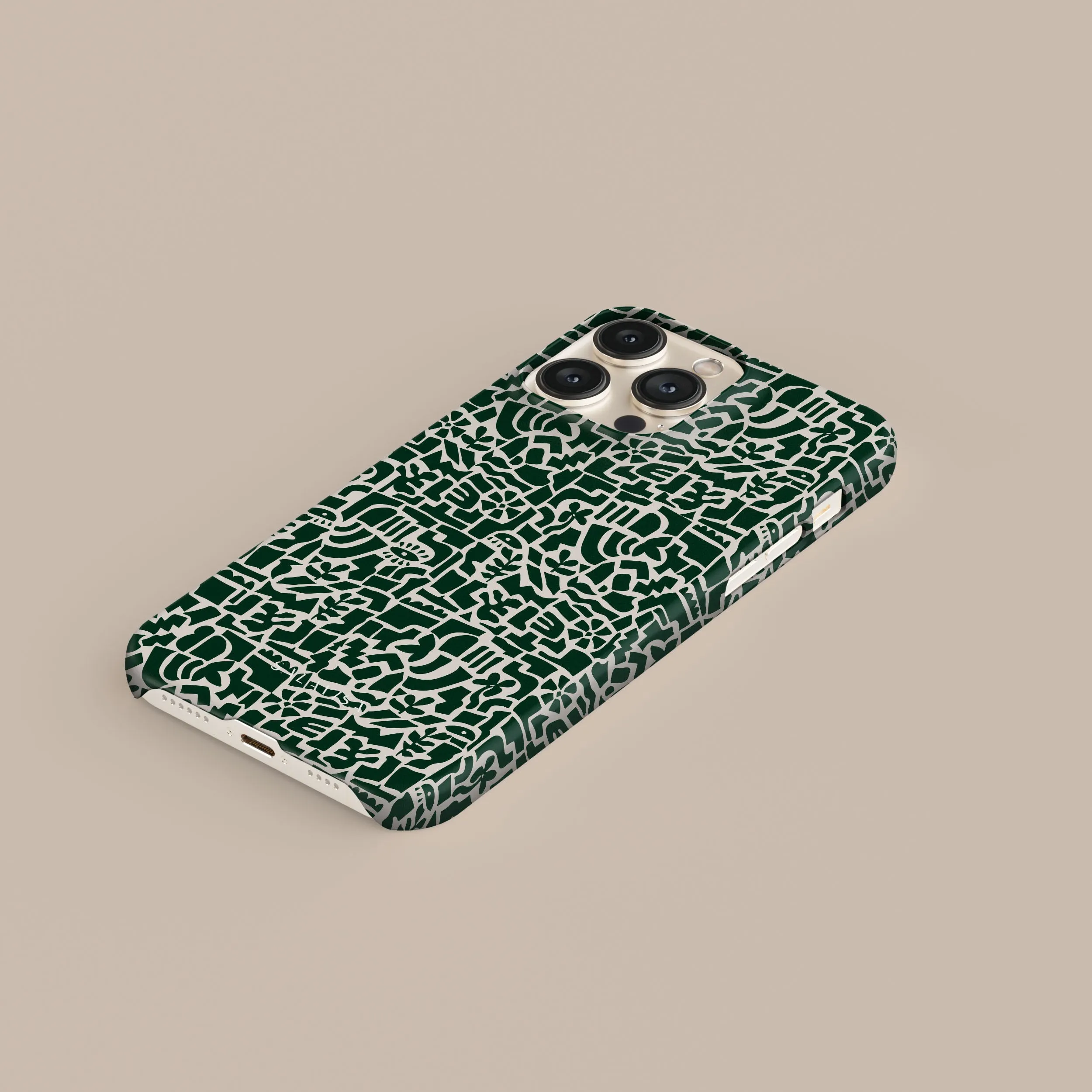 Green Maze Phone Case