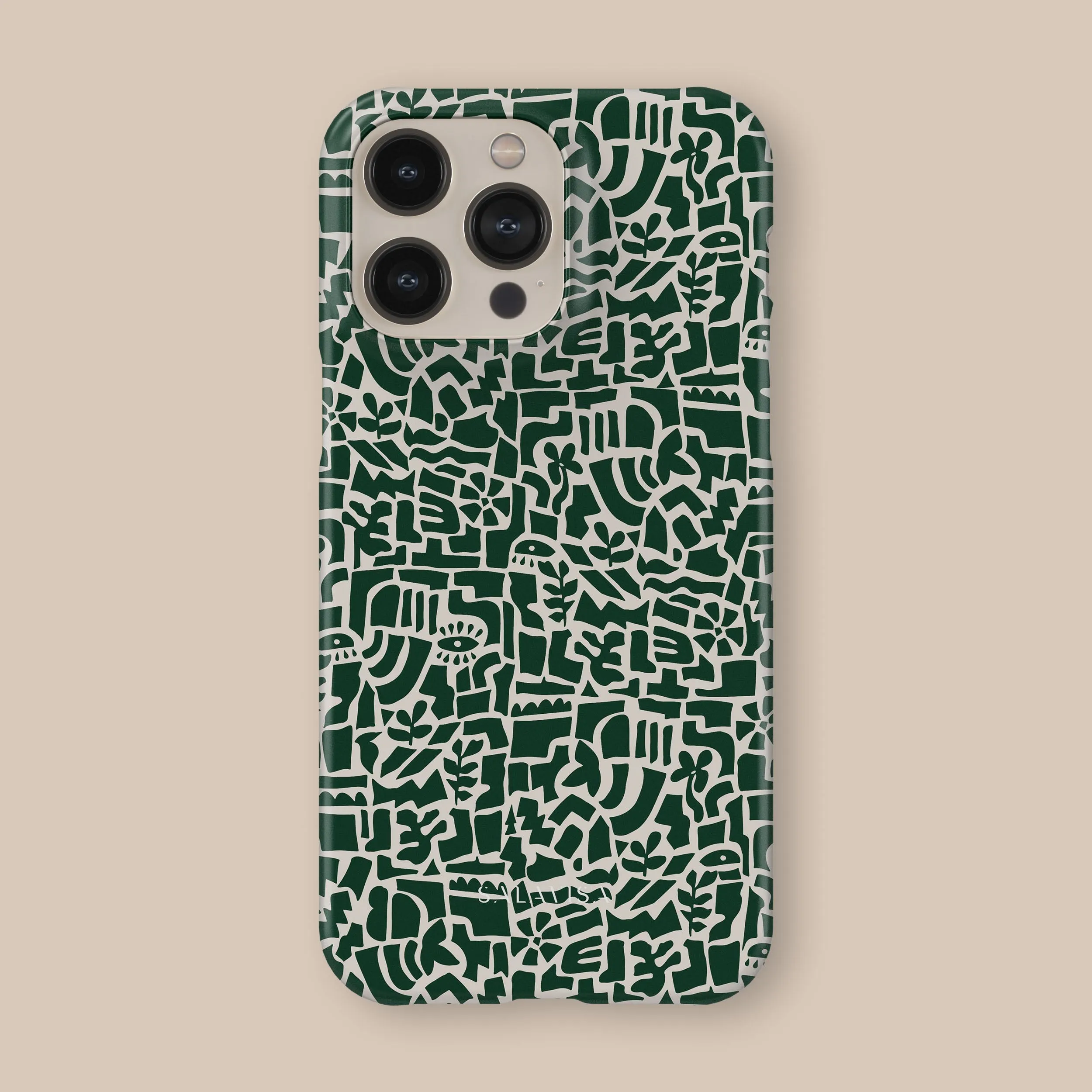 Green Maze Phone Case