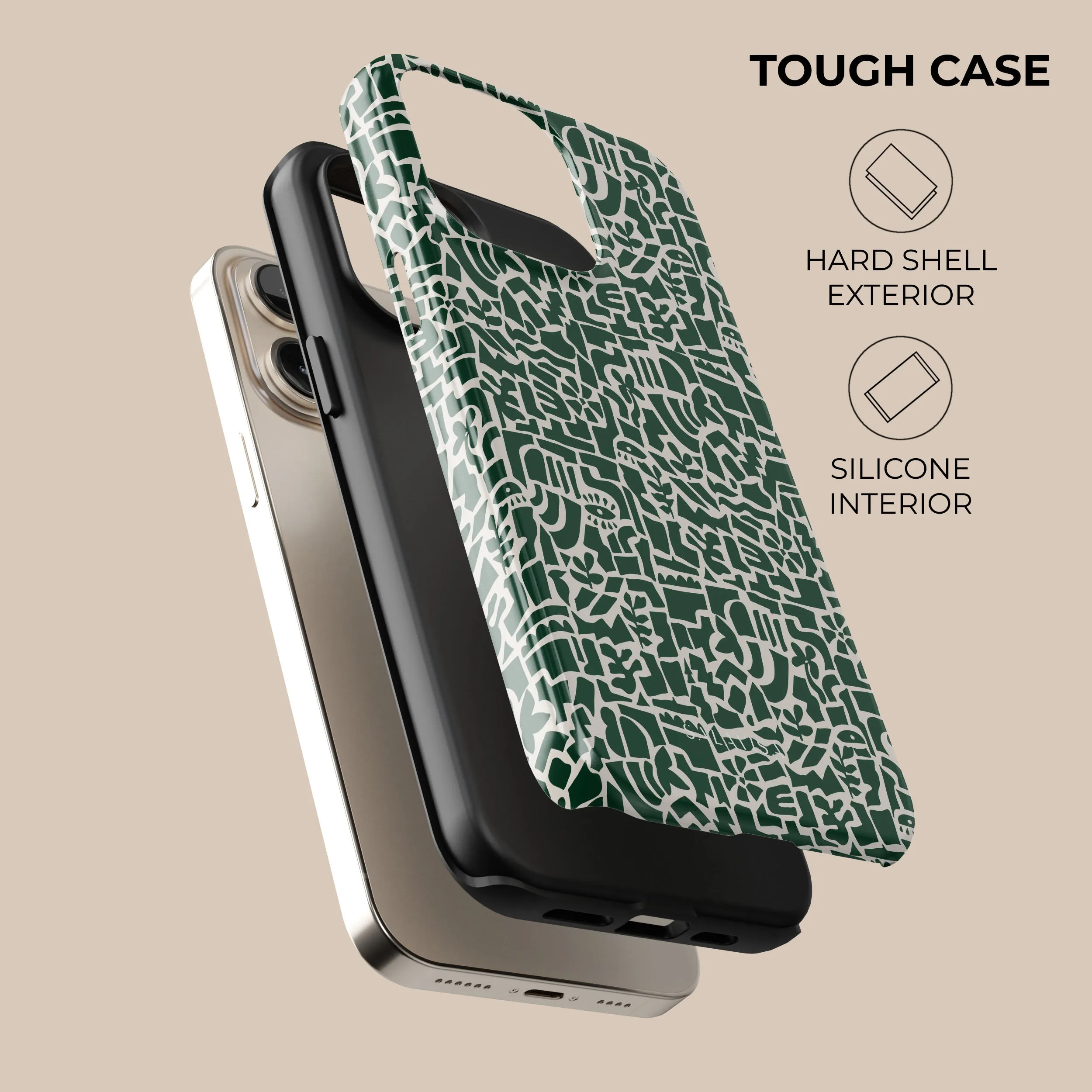 Green Maze Phone Case