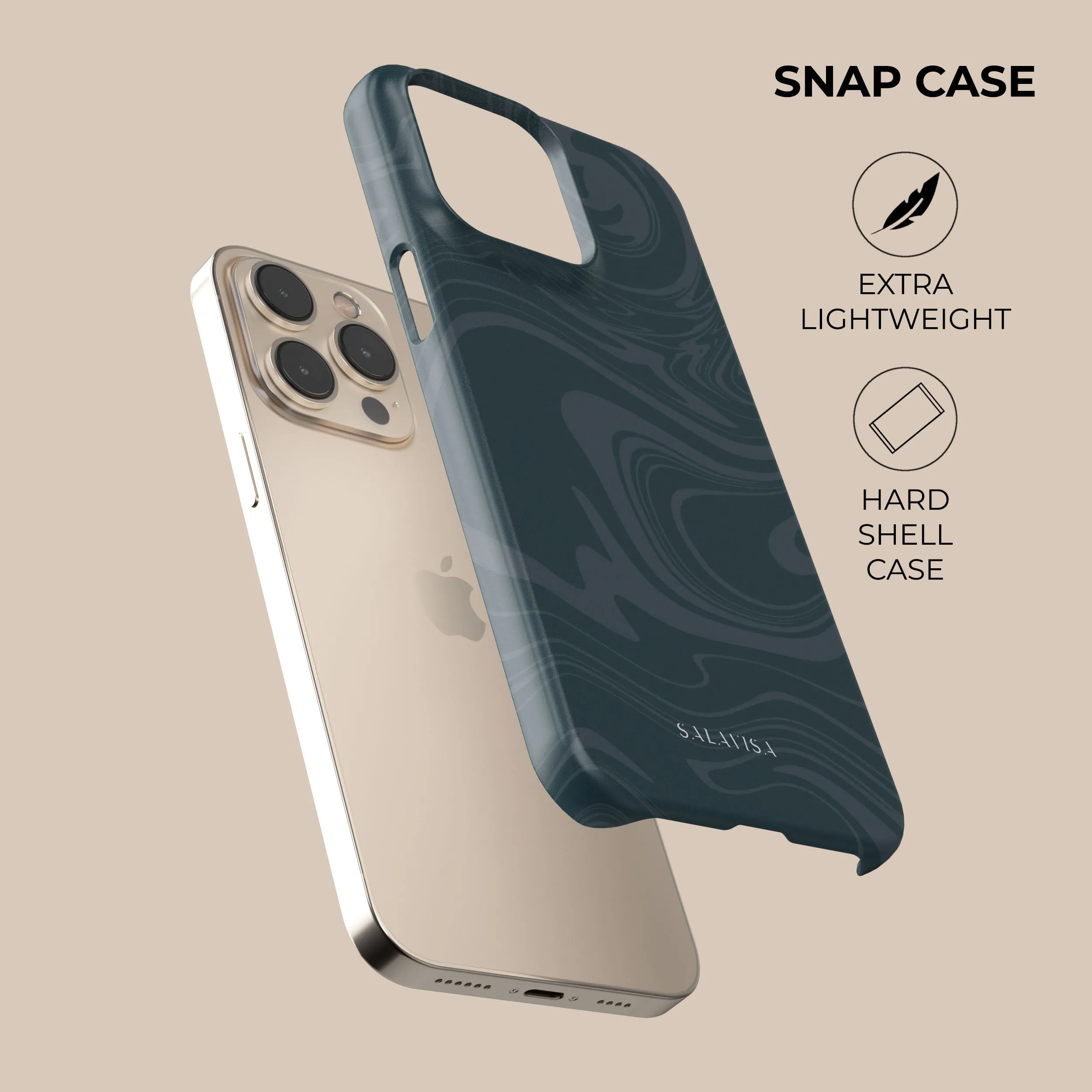 Green Swirl Phone Case