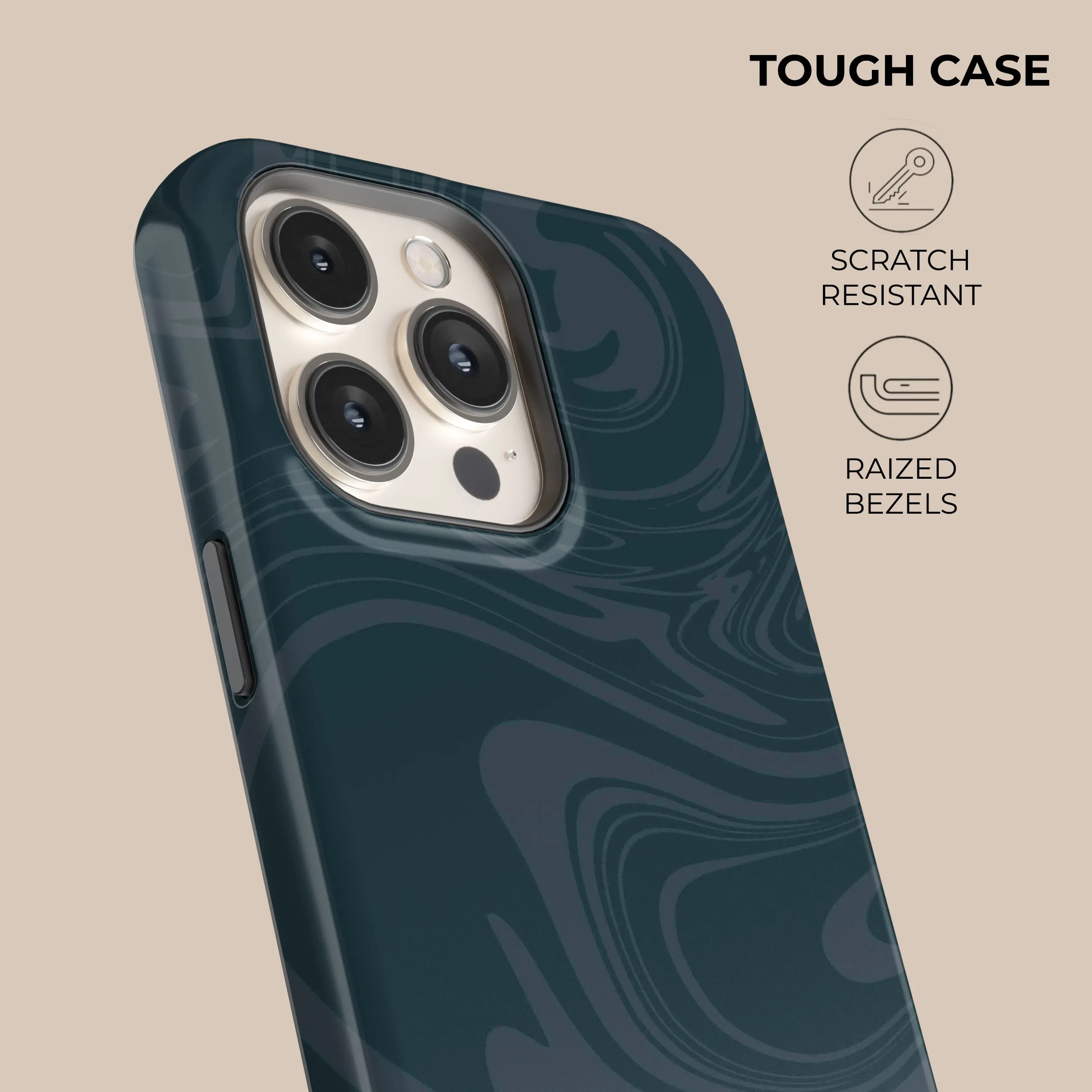 Green Swirl Phone Case