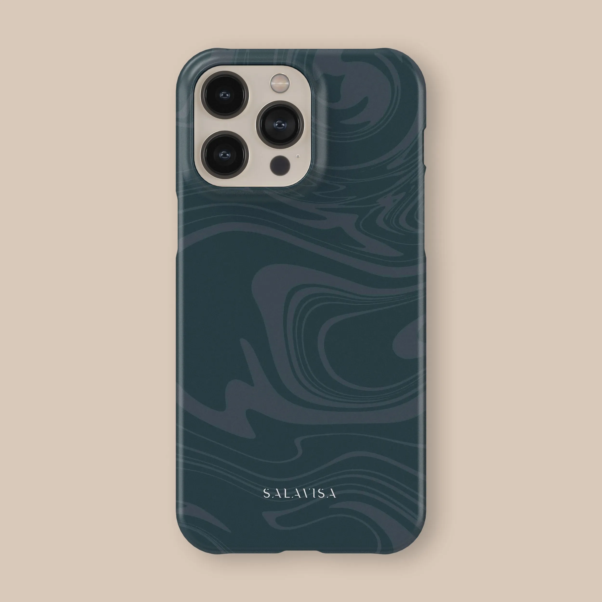 Green Swirl Phone Case