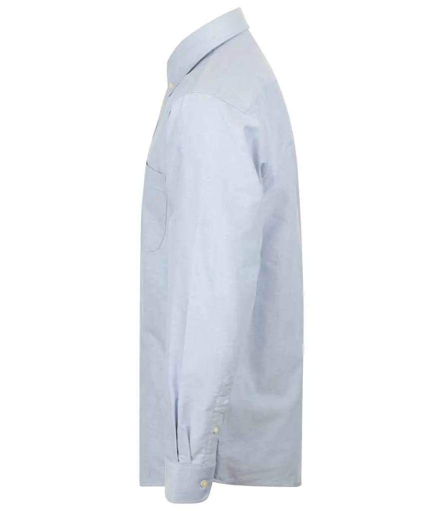 Henbury Long Sleeve Classic Oxford Shirt