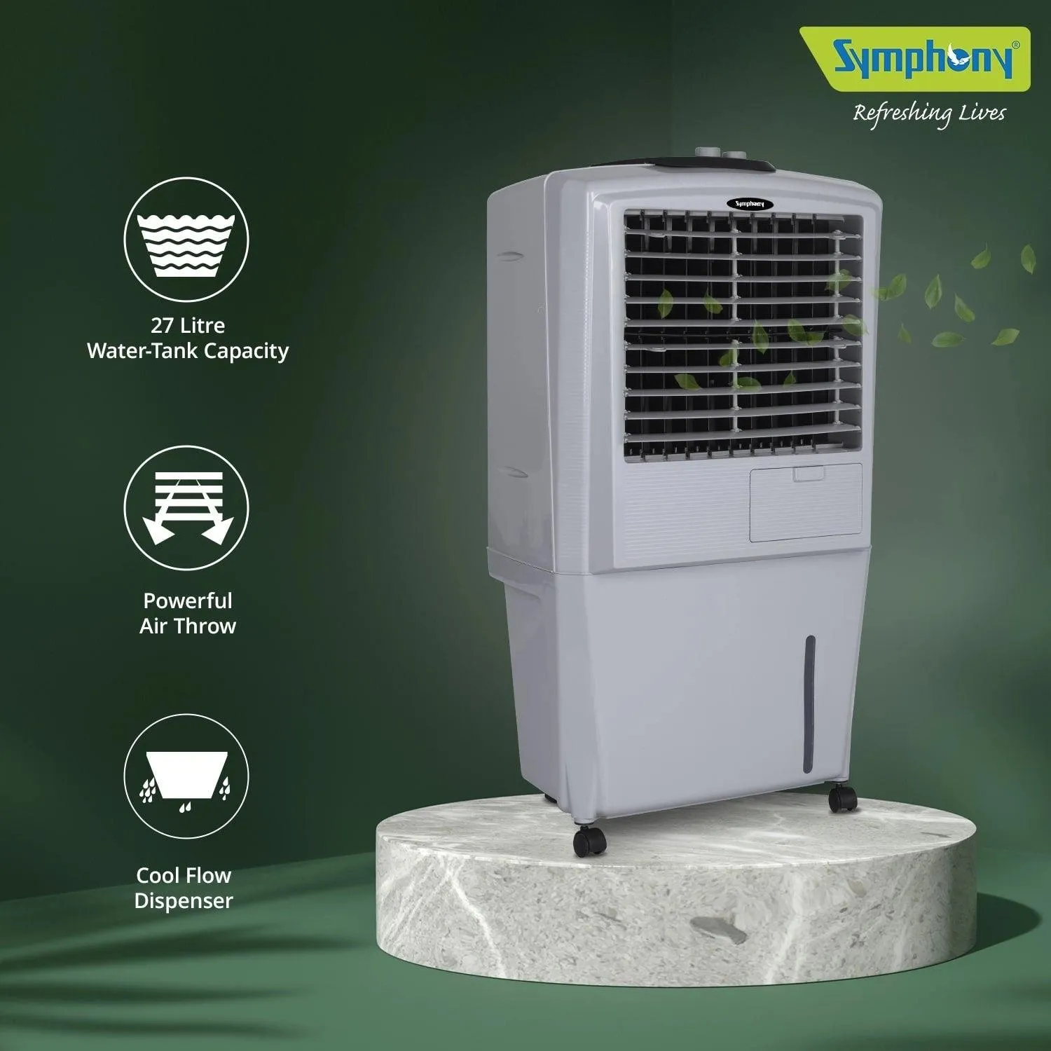 HiFlo 27 Personal Air Cooler 27-litres with Powerful air throw