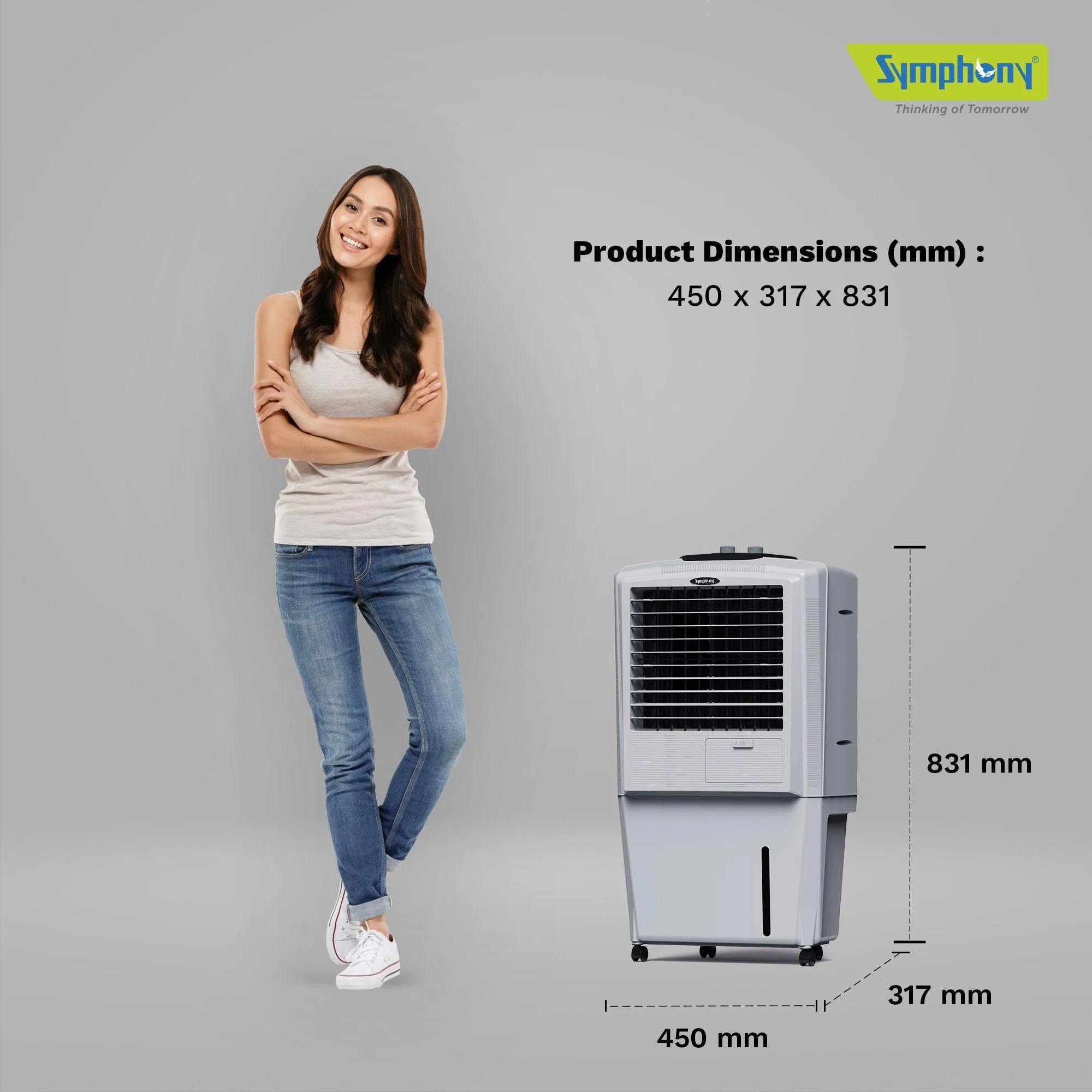 HiFlo 27 Personal Air Cooler 27-litres with Powerful air throw