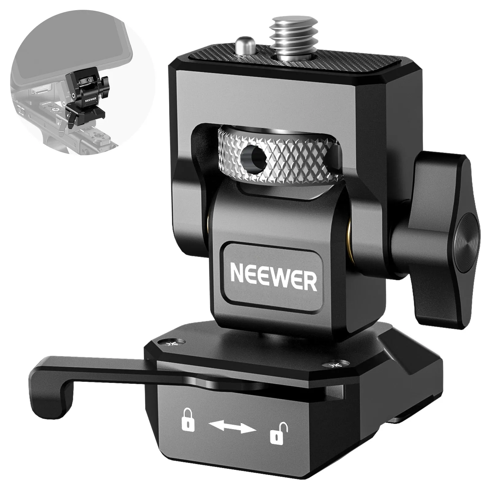 NEEWER MA005 Camera Monitor Mount with NATO Clamp