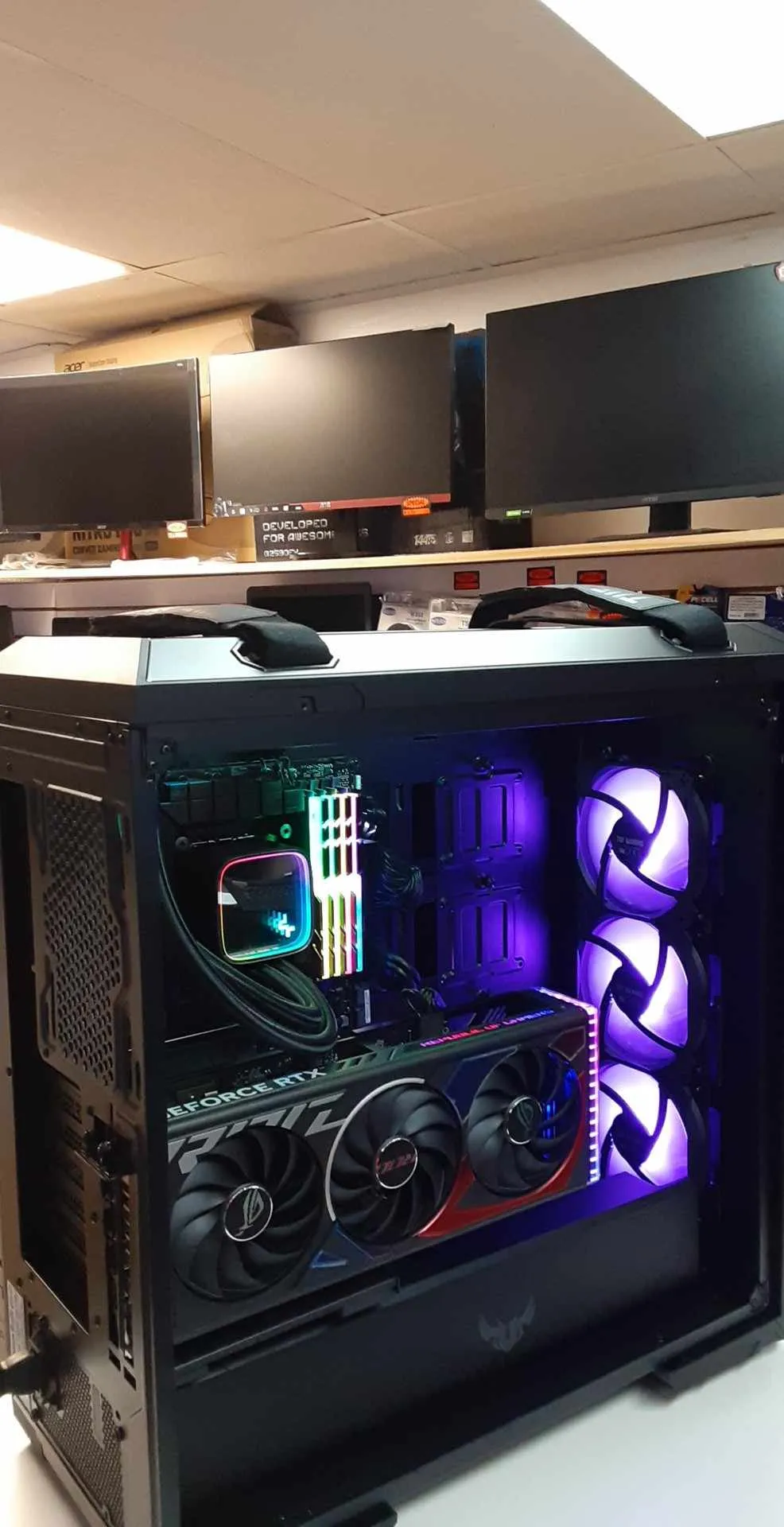 [NEUF] PC ASUS TUF GAMING i7-12700KF 32GB 1TB NVMe ASUS ROG RTX4060 OC