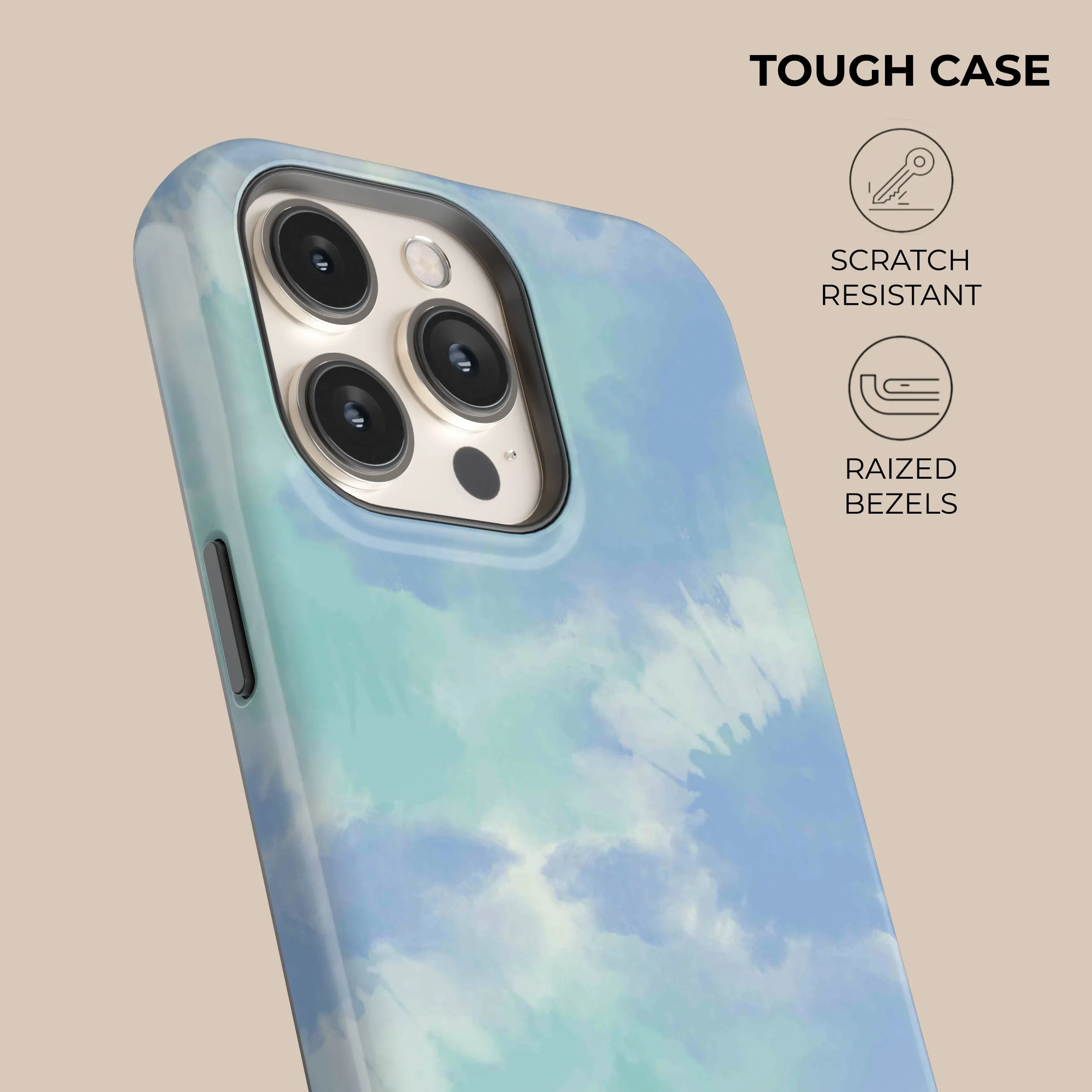 Ocean Green Tie Dye Phone Case