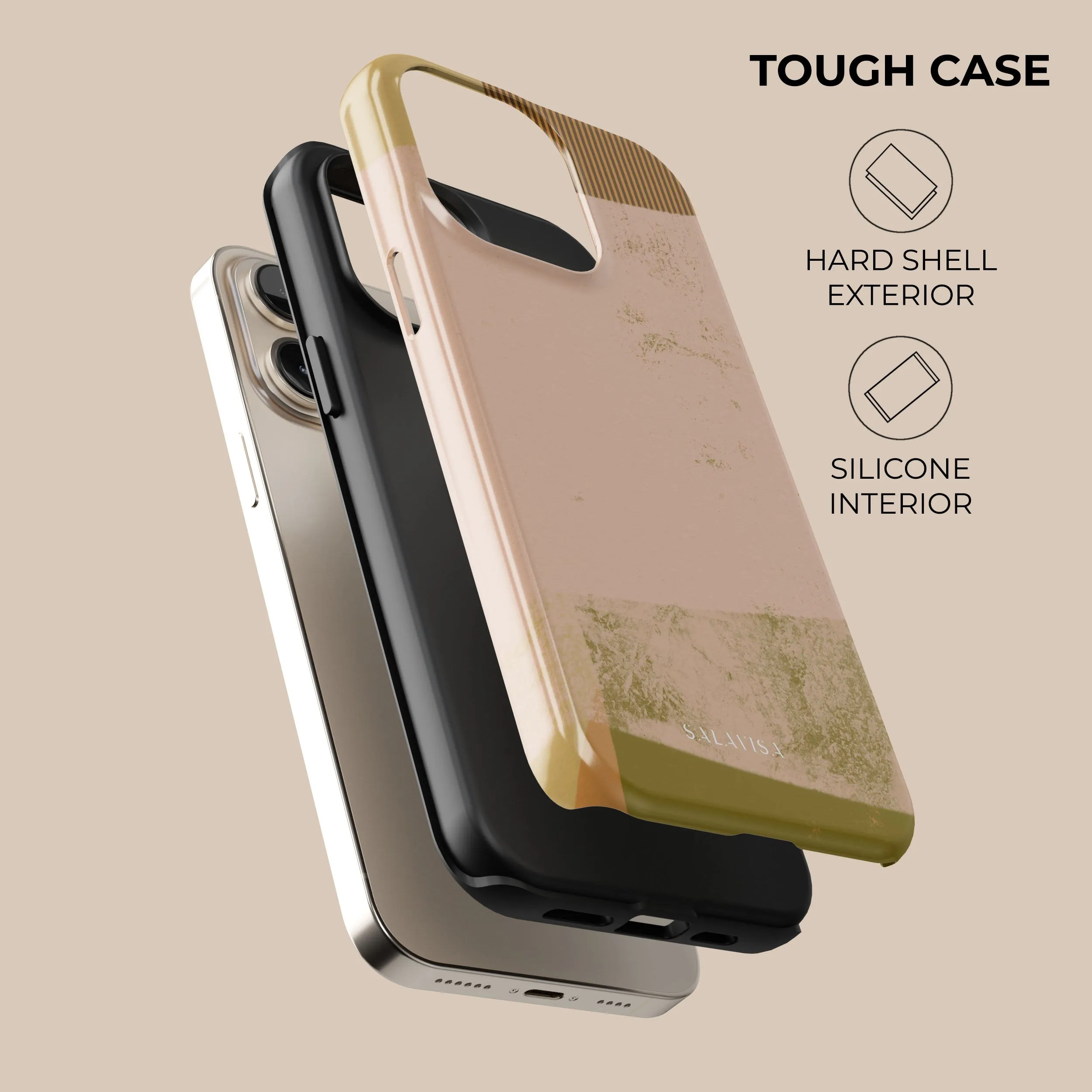 Olive Green Organic Phone Case