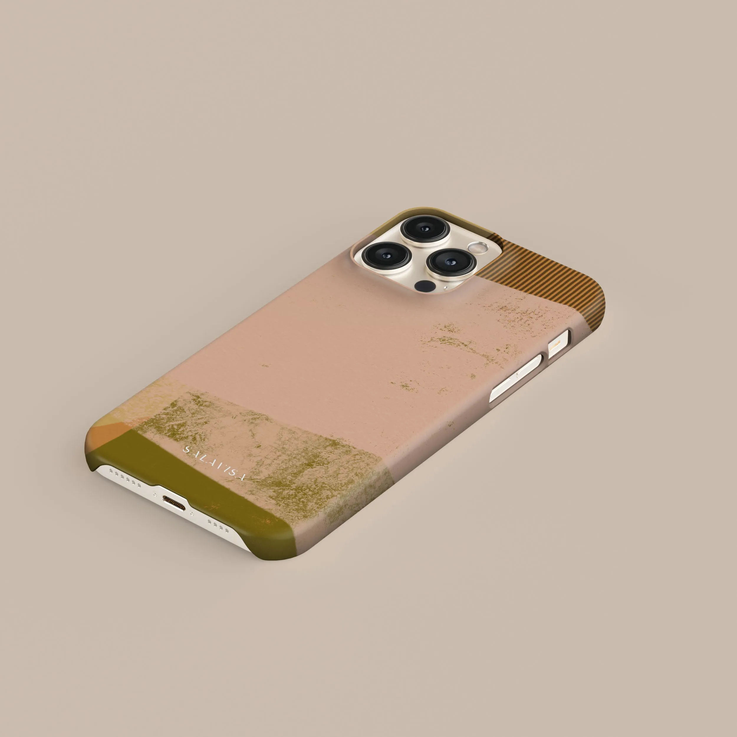 Olive Green Organic Phone Case