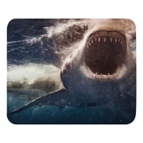 Padded Non-Slip Mousepad - Great White Shark