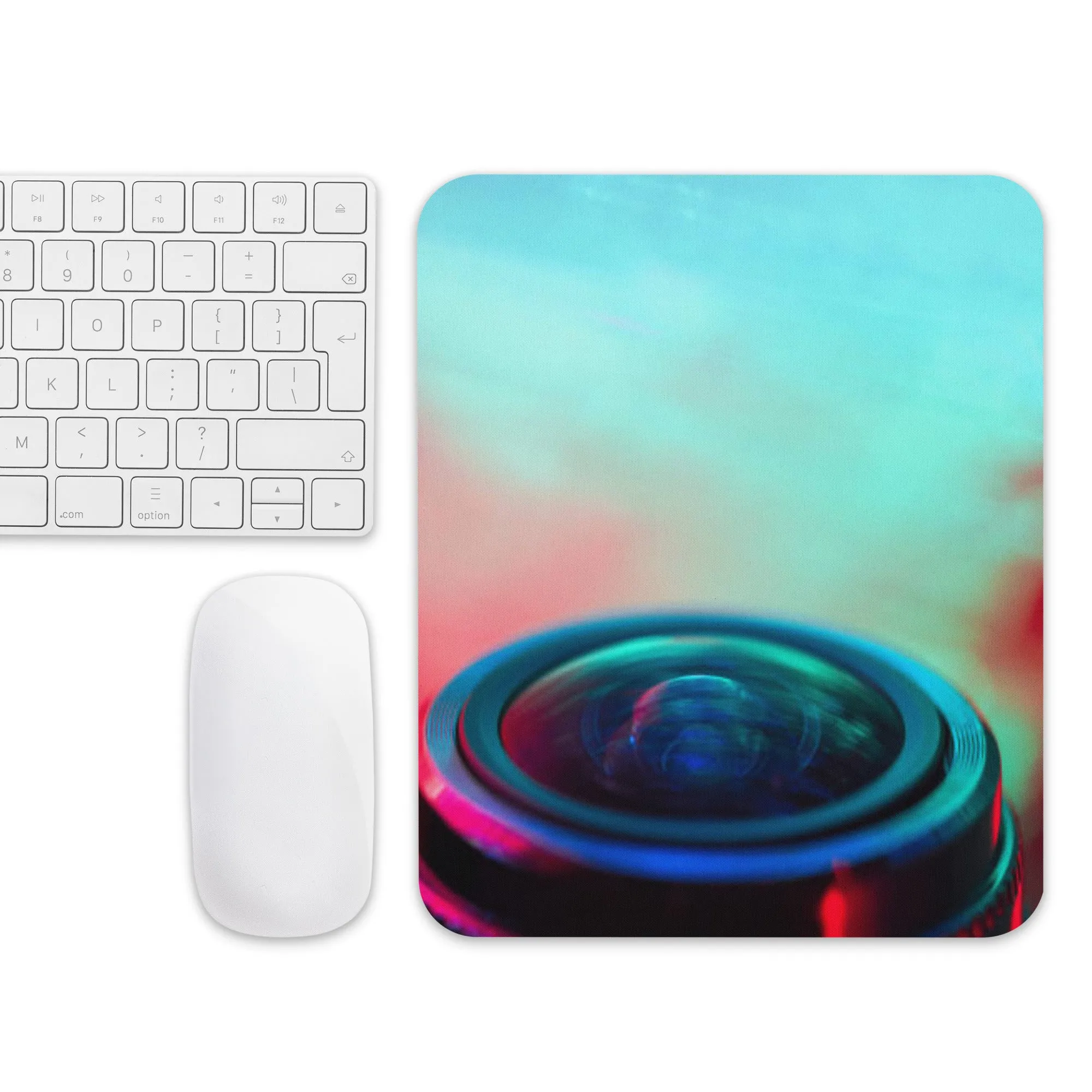 Padded Non-Slip Mousepad - Tie Dye Lens