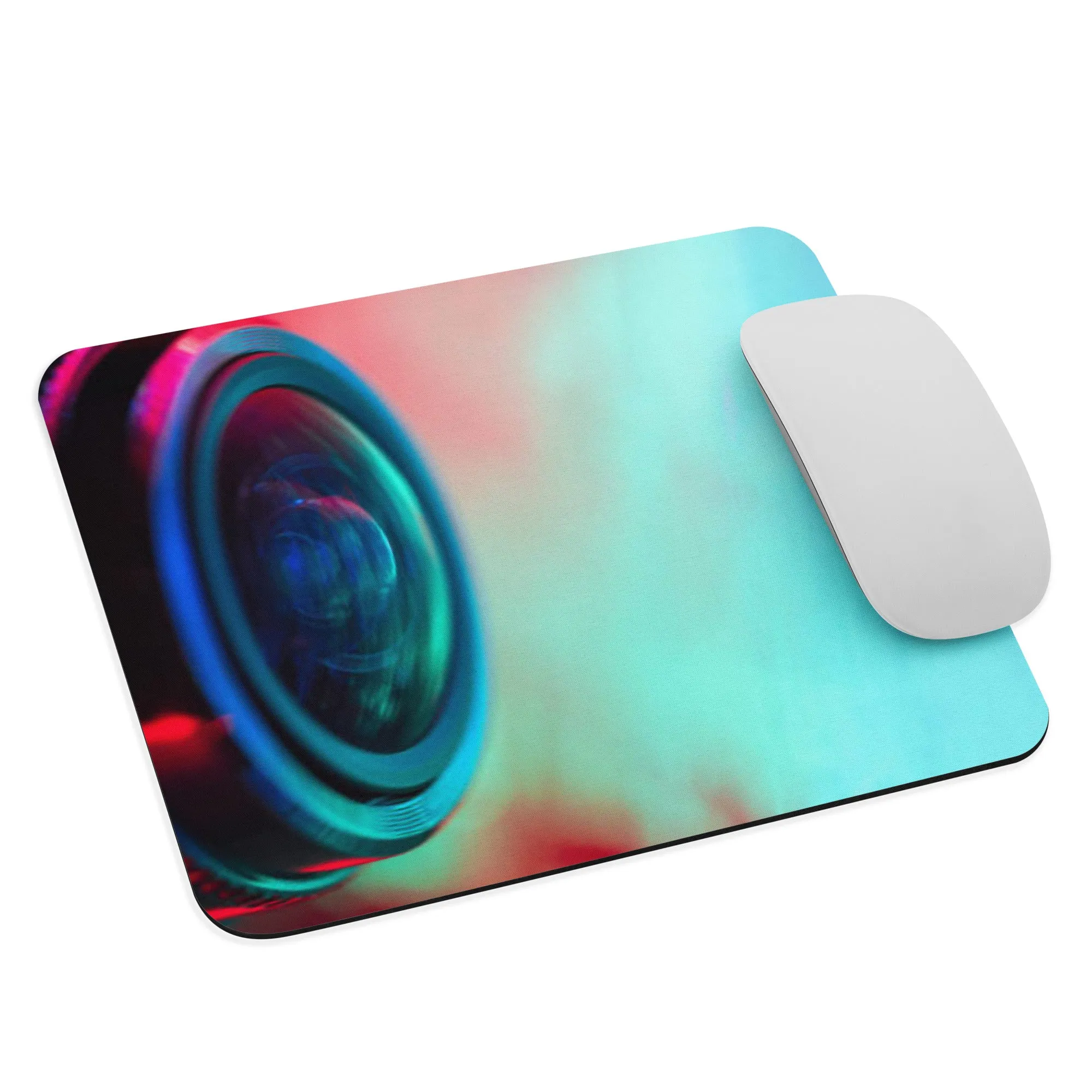 Padded Non-Slip Mousepad - Tie Dye Lens