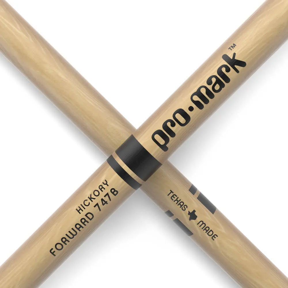 Pro-Mark TX747BW Hickory 747B ''Super Rock'' Wood Tip Drumstick