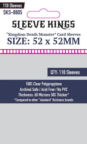 "Kingdom Death Monster"   Expansions Compatible Card Sleeve Bundle (8801 x 1, 8805 X 9   8808 X 20  8831 X 1   8833 X 1, 8848 x 2)