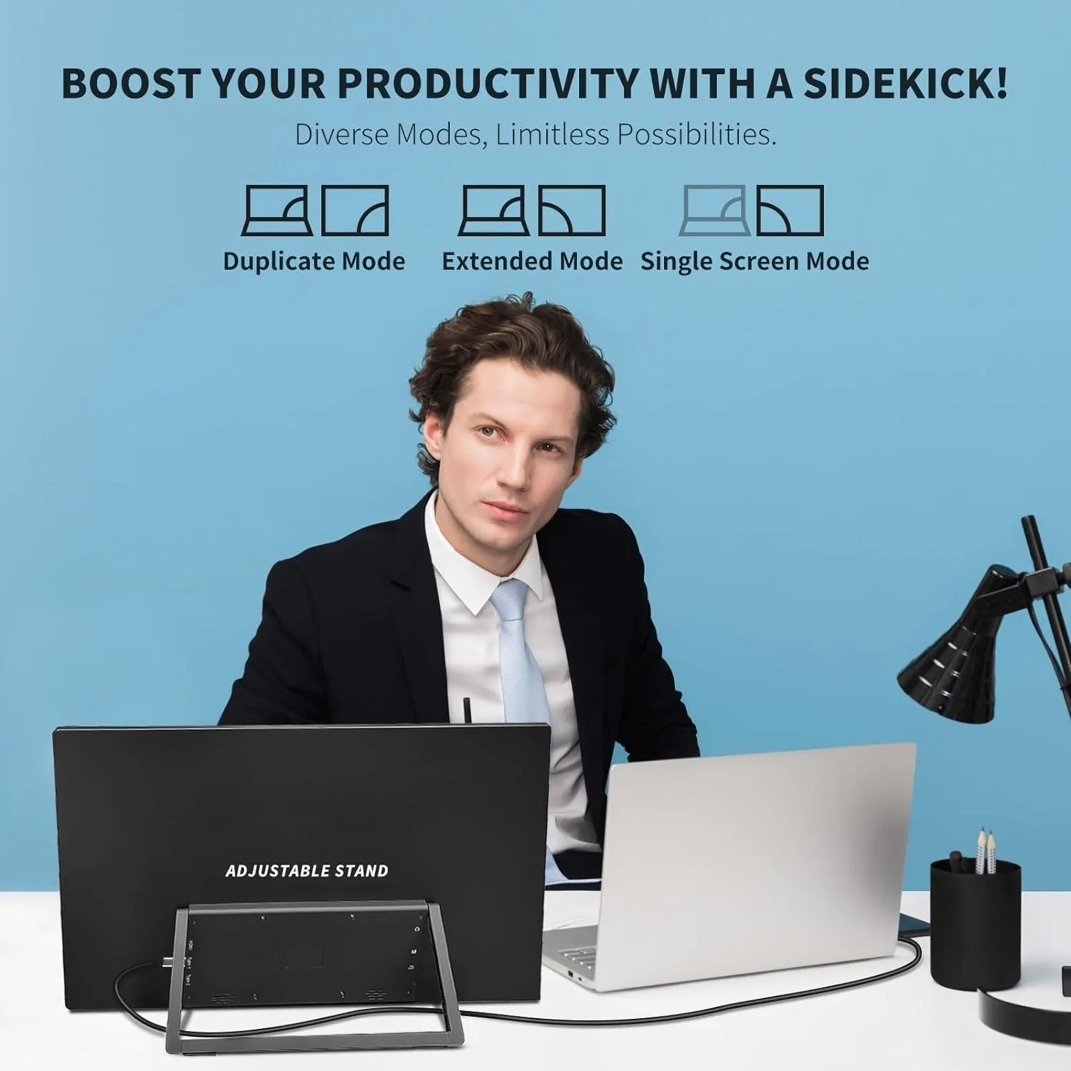 Rehisk RE-18.5KS - Portable Monitor – Ultra-Smooth 100Hz Full HD 1080P Display