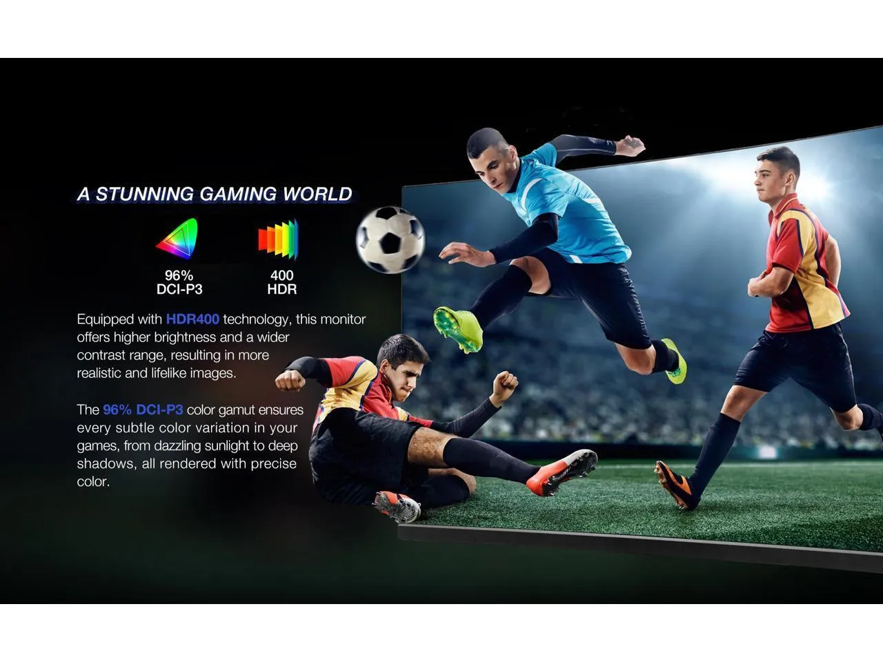 Rehisk RE-344KV1 - 34 Inch 100Hz QHD 3440 x 1440 IPS Curved Gaming computer Monitor