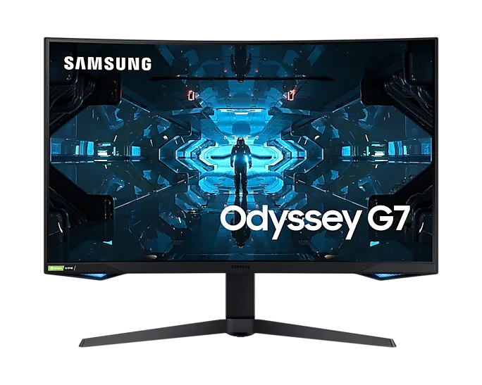 SAMSUNG Odyssey G7 LC32G75TQSMXZN 32-inch WQHD VA 240Hz Gaming Monitor With 1000R Curved Screen