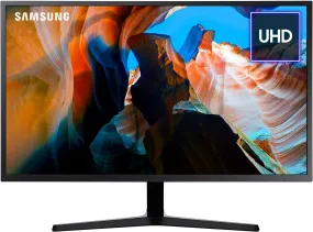Samsung UJ59 32" 4K Monitor 3840x2160 60Hz, VA, 3000:1, 4ms, HDMI x2, DP, U32J590UQR dark grey/blue