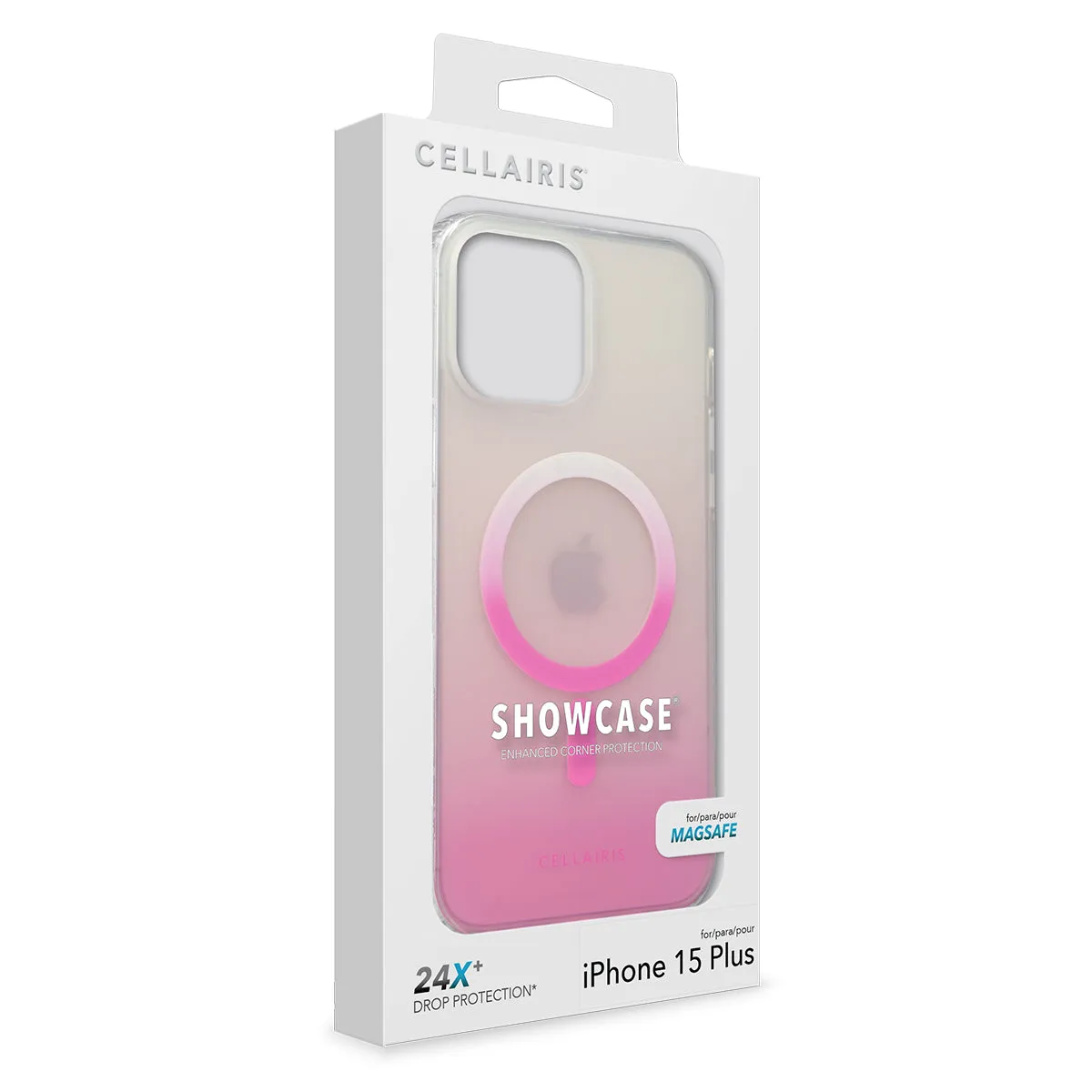 Showcase Ombre - iPhone 15 Plus/ iPhone 14 Plus Pink w/ MagSafe Case