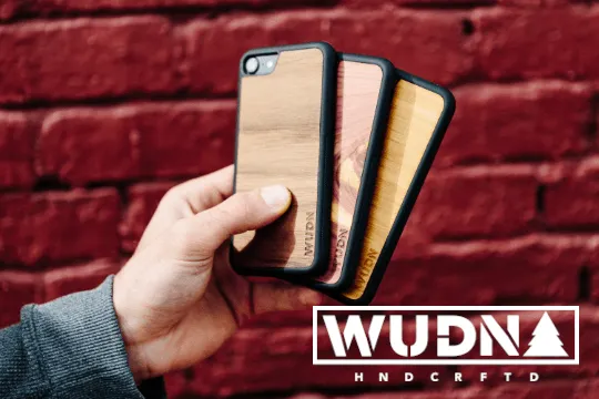 Slim Wooden Phone Case (Banksy Molotov Flowers in Mahogany)
