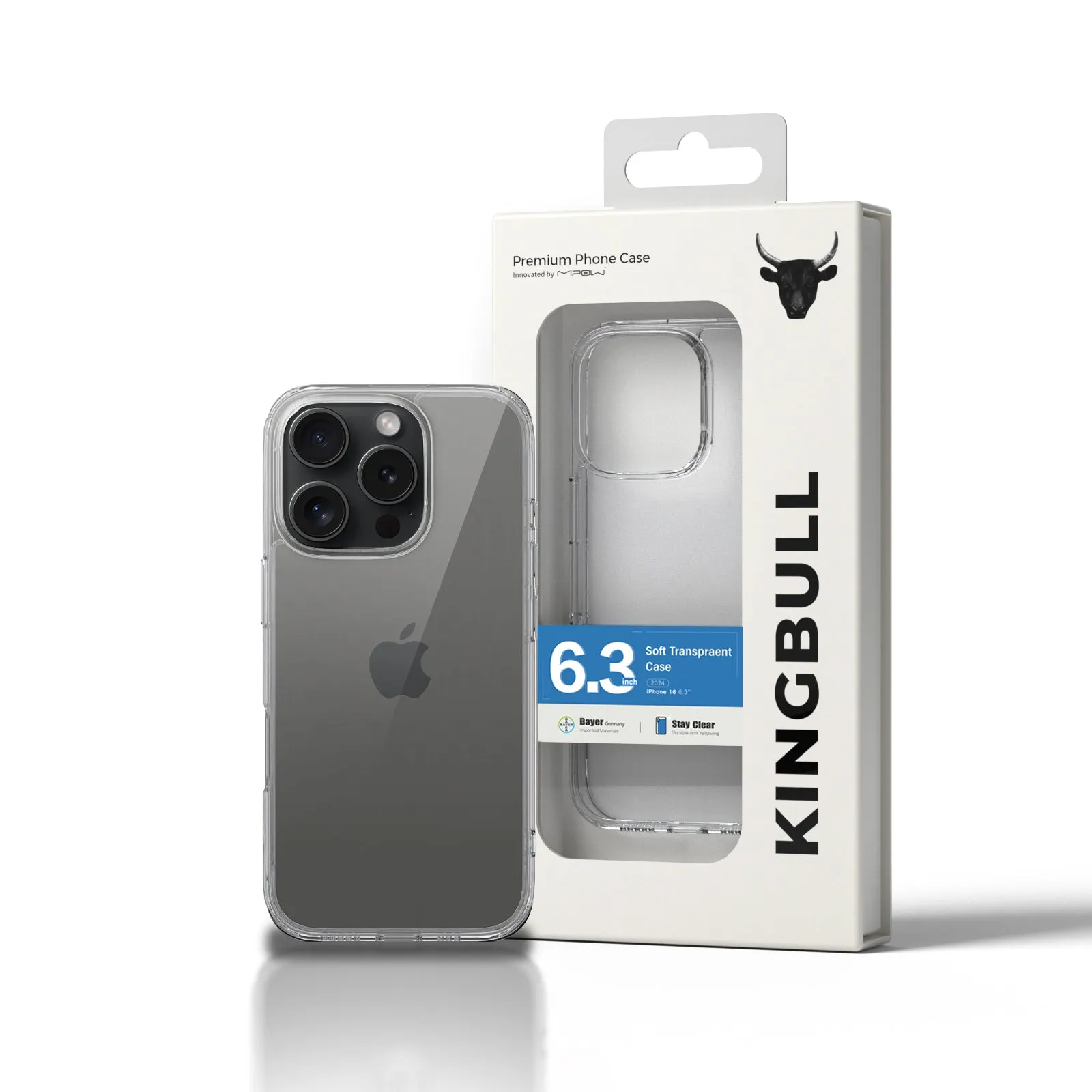Soft TPU Transparency Case for iPhone 16