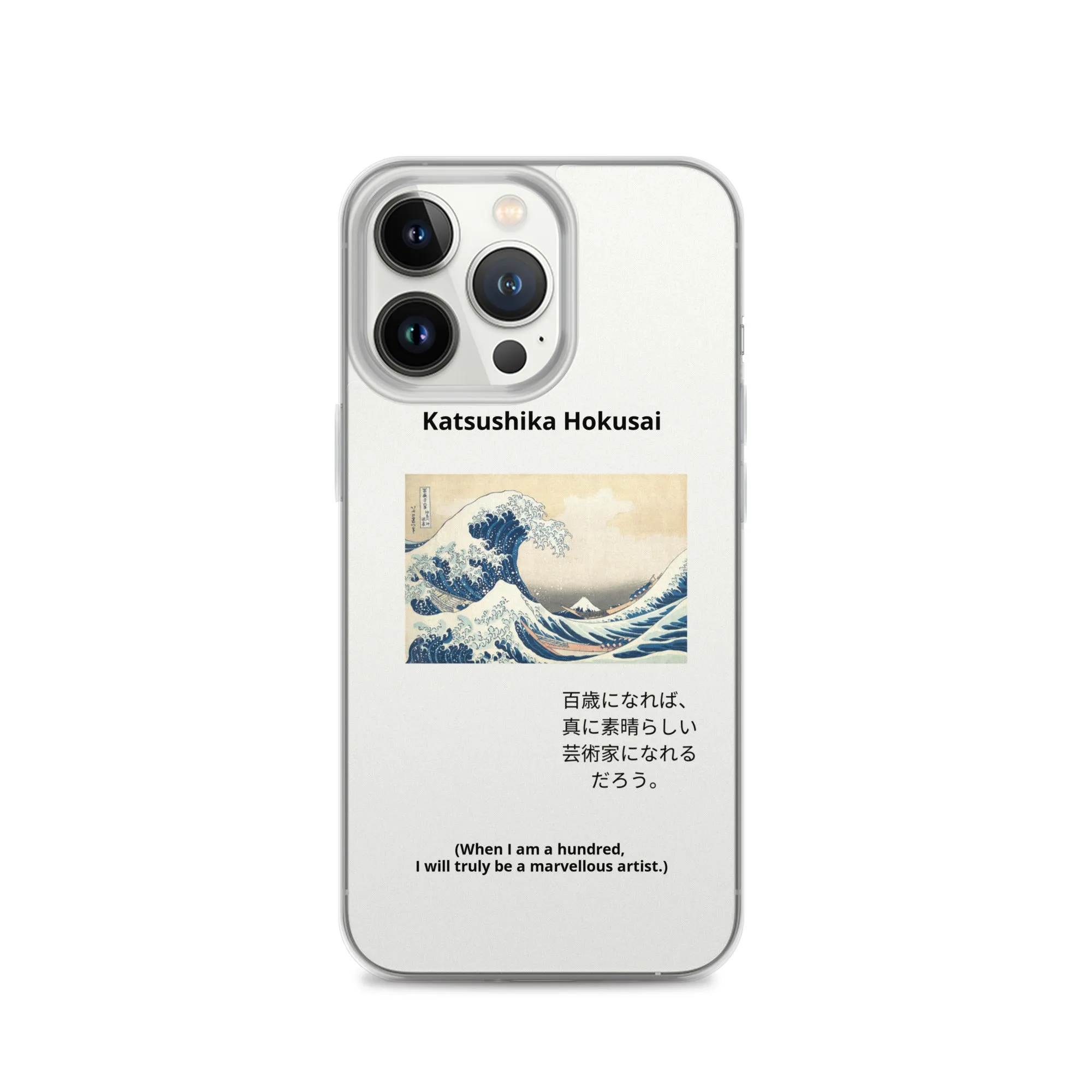 The Great Wave off Kanagawa Clear iPhone® Case
