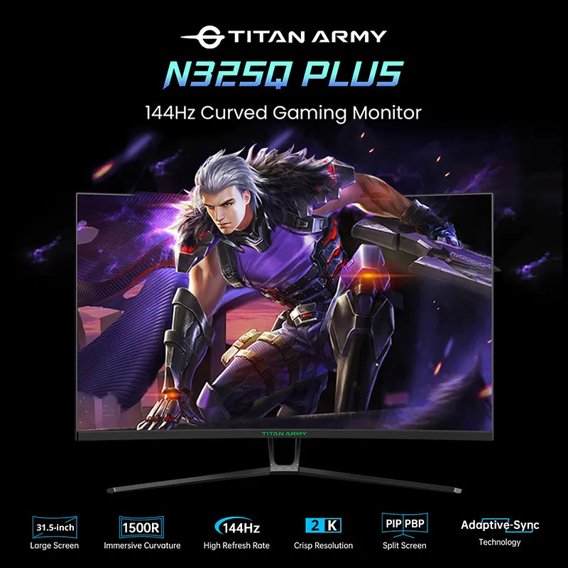 TITAN ARMY N32SQ PLUS 32'' Curved Gaming Monitor