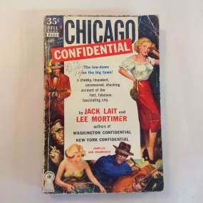 Vintage 1950 Mass Market Paperback Chicago Confidential Jack Lait Lee Mortimer Dell First