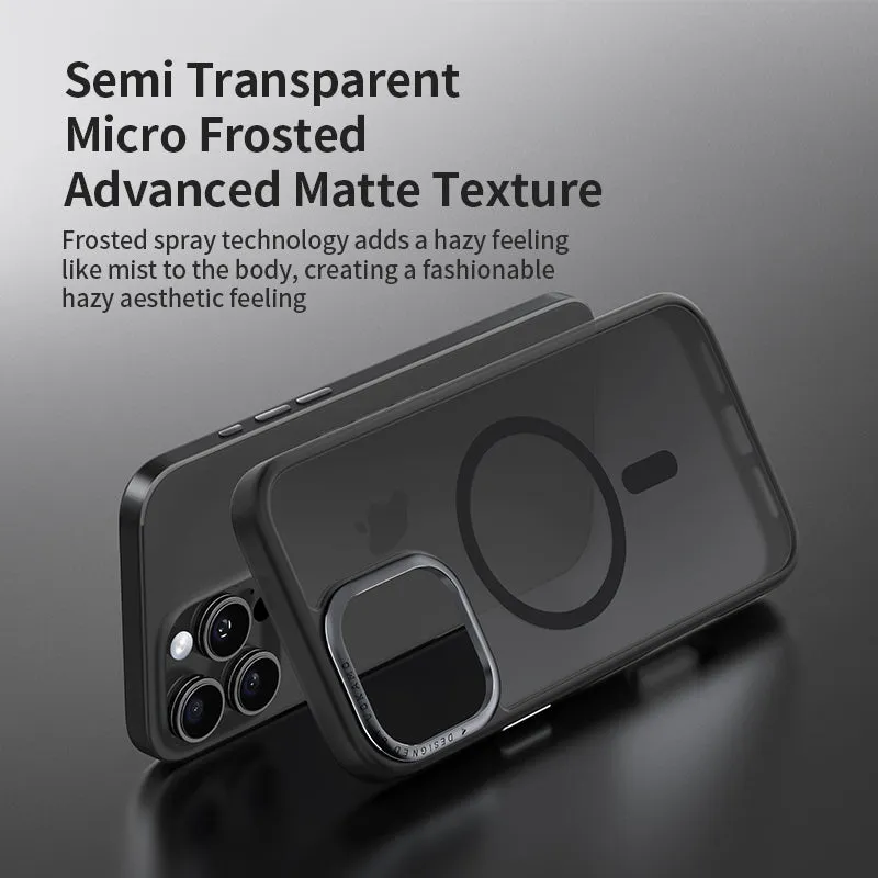 VOKAMO MagSafe Matte Case with Metal Camera Ring for iPhone 16 Series