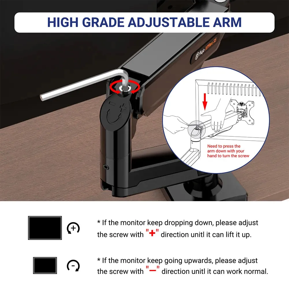 XTFlex S5 Monitor Arm Single